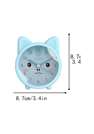 Sevimli Köpek Veya Kedi Tasarımlı Sessiz Çocuk Saati B Diğer