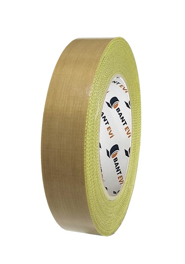 Teflon Bant 25mmx10mt Yapışkanlı Teflon Kaplı Cam Kumaşı Ptfe