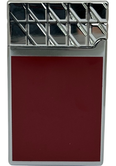 Vindiesel Soft Flame Kırmızı-gümüş Desenli Çakmak - Tr7672