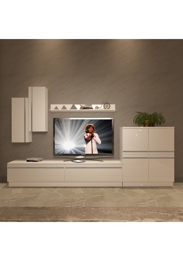 Decoraktiv Eko 6b Mdf Std Tv Ünitesi Tv Sehpası Beyaz