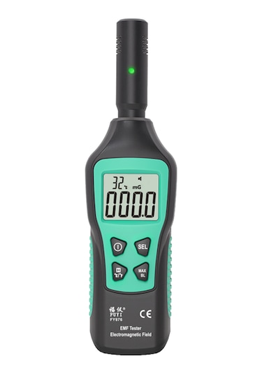 Springsun Fy876 Ev Ve Dışarıda Kullanılan Elektromanyetik Radyasyon Testeri - Manyetik Ve Elektrik Alanı, Sıcaklık Ölçümü - Siyah Pil Dahil Değil