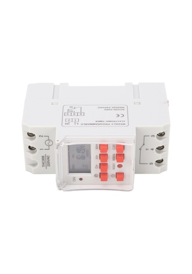 Vkemall 30a Programlanabilir Dijital Zaman Kontrolü Anahtarı - 1 Saniye En Küçük Zamanlama, 168 Saat Maksimum Süre, Lcd Ekranlı, Ac 220-240v, Dahili Pil