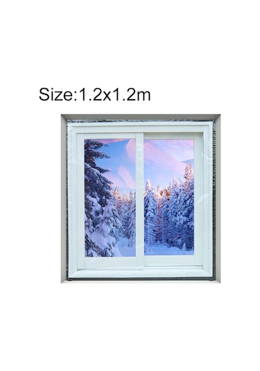 Sones Pencere Rüzgar Geçirmez Sıcak Film İç Hava Kaçağı Ses Geçirmez Çift Katmanlı Yalıtım, Özellikler: 1.2x1.2m