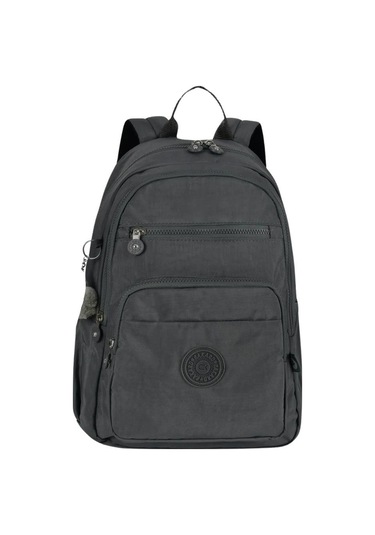 Kırınkıl Sırt Çantası Okul Çantası Spor Çantası Günlük Çanta115-1 Füme Gri Desenli