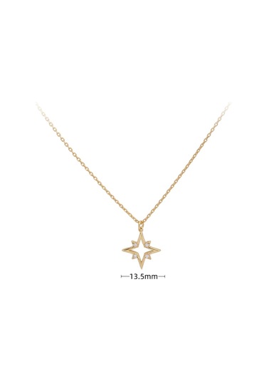 Soulader S925 Ayar Gümüş Yıldız Motifli Kolye Kadın - Zarif Minimalist Zincir Kolye, Günlük Kullanım İçin Şık Takı Çok REnkli