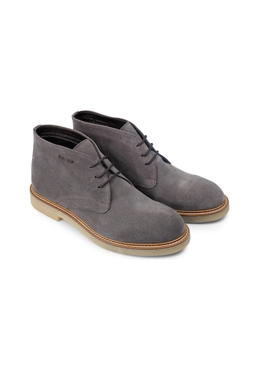 Deery Hakiki Süet Gri Erkek Bot Gri (539875392)