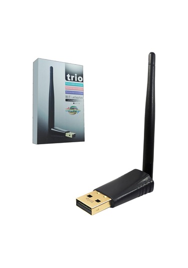 Usb Wifi Adaptör 3dbi Antenli Trio W-113
