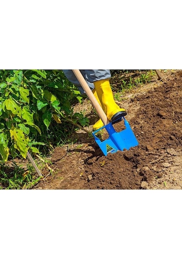 Yaparlar Bahçe İnşaat Kürek Depkili Bel Küreği Set Eldiven