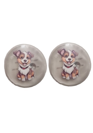 Sevimli Köpek Cep Sobası,el Isıtıcı,2 Adet Sıcak Su Torbası Pvc