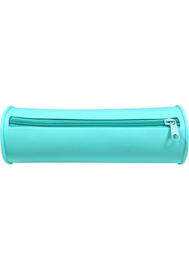 Silikon Kalem Kutusu Öğrenci Kırtasiye Malzemesi Saklama Kutusu Kalem Kutusu Makyaj Kalemi Saklama Çantası Tuvalet Malzemeleri Saklama Kutusu Kova Çantası Wvr89m Yeşili