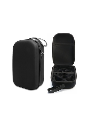 Meta Quest 2/3 Vr Gözlük Entegre Depolama Koruyucu Kılıf Taşınabilir Sert Çanta Siyah