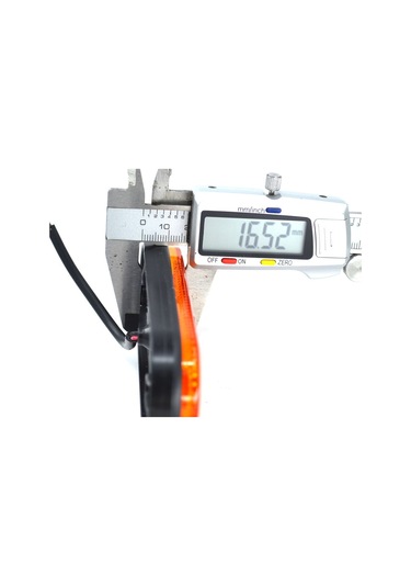 5 Adet 12v-24v Dorse Led İşaret Pozisyon Etek Lamba Turuncu Reflektör E37