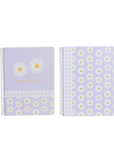 Ancor B'log Flowers A5 Spiralli Kareli Defter 111866