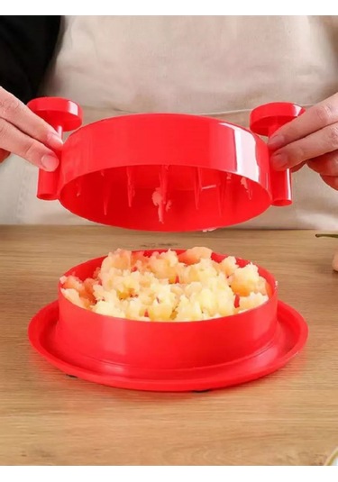M&gmılagrı Tavuk Fişeli, Sebze Ve Et İçin El Tipi Doğrayıcı Ve Doğrayıcı 204112755 Kırmızı