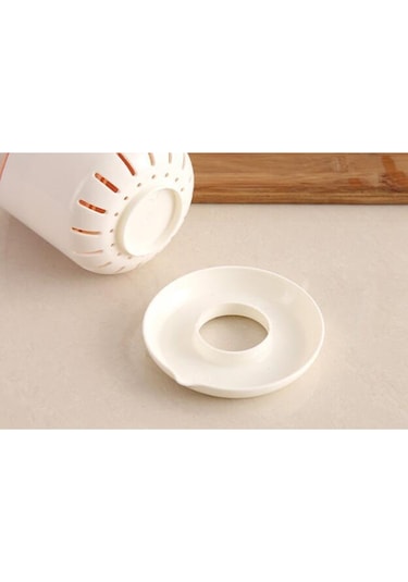 Sones Yaratıcı Çok Fonksiyonlu Çift Drenaj Rafı Mutfak Çubukları Saklama Kovası Sofra Takımı Saklama Kutusu, Renk:yeşil