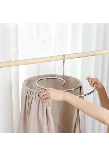 Lemestar Katlanır Paslanmaz Çelik Yatak Çarşafı Kurutma Askısı, 2 Adet