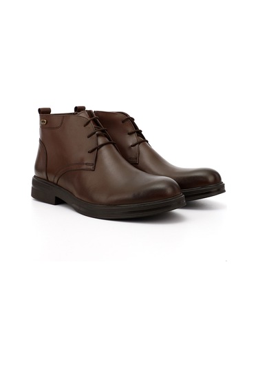 Gönderi R Kadın Kahverengi Fermuarlı Hakiki Deri Klasik Bot Dkmb64901651 Kahverengi