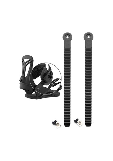 Dolıty Snowboard Ayak Bileği Askıları Sabitleme 2-adet Siyah