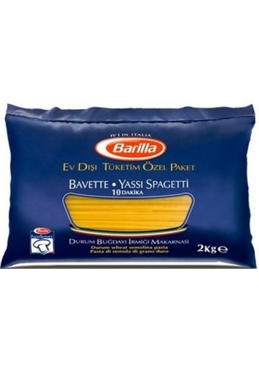 Barilla Yassı Spagetti Makarna 2 KG