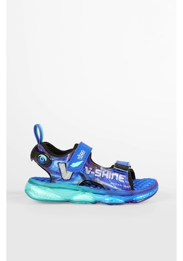 Vicco Felipe Erkek Çocuk Saks Mavi Işıklı Phylon Sandalet Saks Mavi