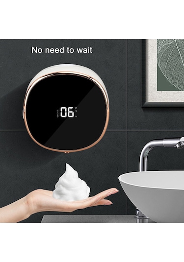 Qf Kızılötesi Sensörlü Fotoselli Bulaşık Sabunu Dispenseri Banyo Şeffaf