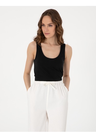 Pierre Cardin Kadın Siyah Bluz Örme 50301501-vr046 Siyah