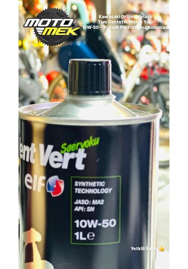 Kawasaki Vulcan S Elf Vent Vert Saeryaku 10w-50 1l Kawasakı Motosiklet Motor Yağı
