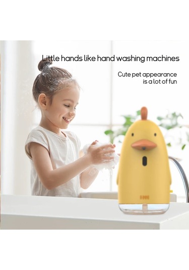 Otomatik Sabunluk Usb Şarj Sevimli Karikatür Tarzı Fotoselli Diğer