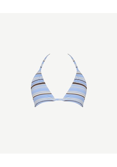 Yargıcı Üçgen Form Bikini Üst 26ykbw1033b 021 Mavi