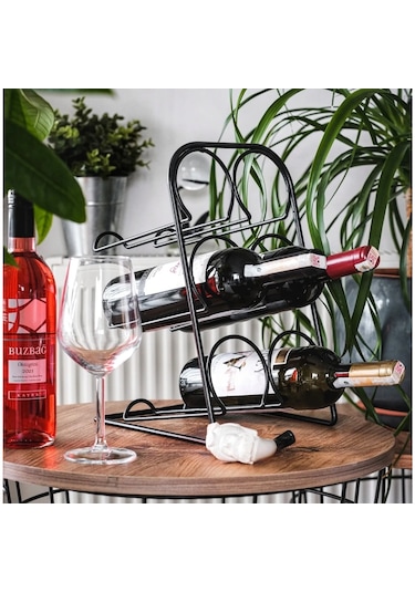 Şaraplık Metal Şarap Standı İçki Standı 5006