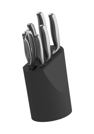 Berghoff Dina Frame 8 Parça Bloklu Bıçak Seti Diğer