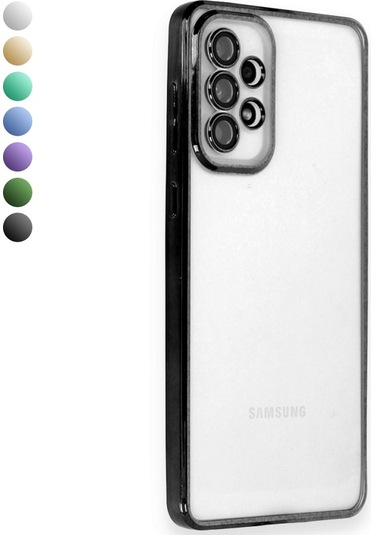 Samsung Galaxy A33 5g Kılıf Razer Lens Çerçeveli Silikon Kapak