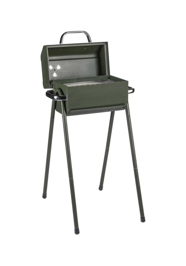 Igrıll Barbekü Cube 402 Mm Kömürlü Mangal Yeşil