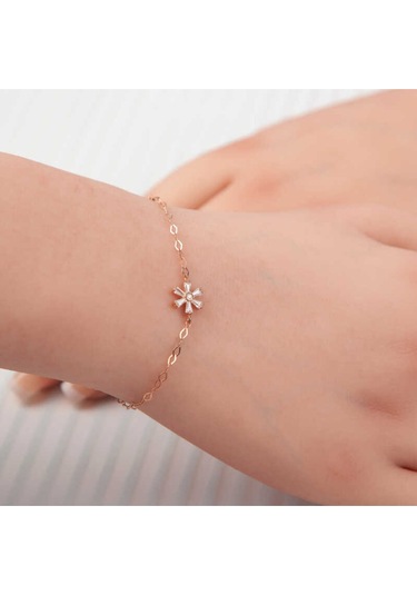 Casera's Gümüş Rose Çiçek Kadın Bileklik Csr2184751 Gümüş