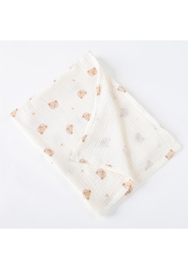 Kahverengi 85 65 Cm Muslin Kareler Bebek Kundak Battaniye Yenidoğan Bebek Bezi Yatak Pamuk Arabası Battaniye Bebek Şekerleme Örtüsü Kahverengi