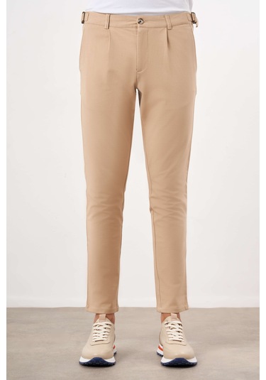 Erkek Açık Kahve Yazlık Pileli Slim Fit Chino Pantolon 24ys003008405 Açık Kahve Açık Kahverengi Erkek Açık Kahve Yazlık Pileli Slim Fit Chino Pantolon 24ys003008405 Açık Kahve Açık Kahverengi