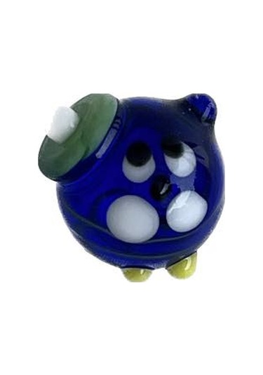 El Yapımı Mini Murano Cam Kedi Biblo A132-02