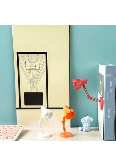 Xuweiwei Koyu Mavi Mini Yaprak Şekilli Dekoratif Sehpa Lambası Mutfak Oturma Odası