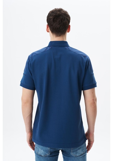 AR-MA Arma Erkek Regular Fit % 100 Pamuk Pike Polo Yaka Tişört Y29374355202 İndigo