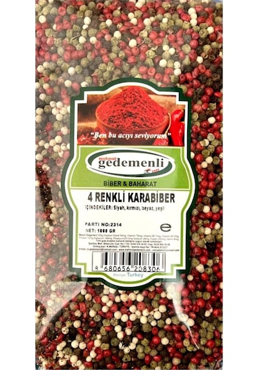 Mahmut Gedemenli 4 Renkli Karabiber 1 KG