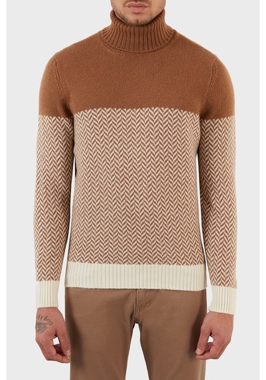 Gran Sasso Erkek Kazak 13117 22617 006 KAHVE Kahverengi