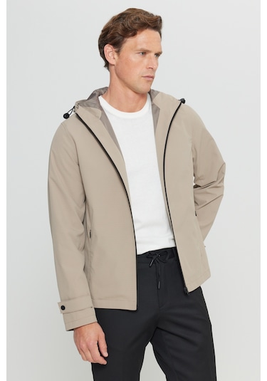 Altınyıldız Classıcs Erkek Bej Softshell Standart Fit Normal Kesim Kapüşonlu Cepli Mont Altınyıldız Classıcs Erkek Bej Softshell Standart Fit Normal Kesim Kapüşonlu Cepli Mont