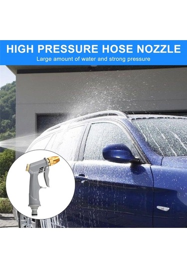 Ulzyvf Yıkama Yıkama Sulama Nozulu Nozul Metal Hortumu Ayarlanabilir Araba Ng