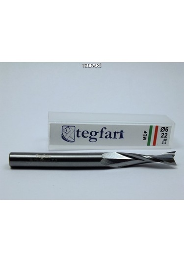 Tegfari Cnc Router Bıçak 6X19 Mm Mdf Ahşap Karbur