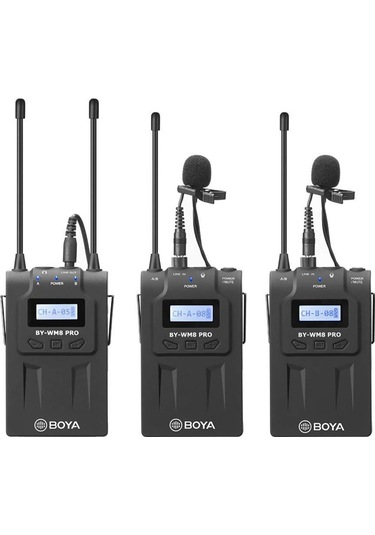 Boya Bm8 Pro K 2. Kablosuz İkili Yaka Mikrofon Seti