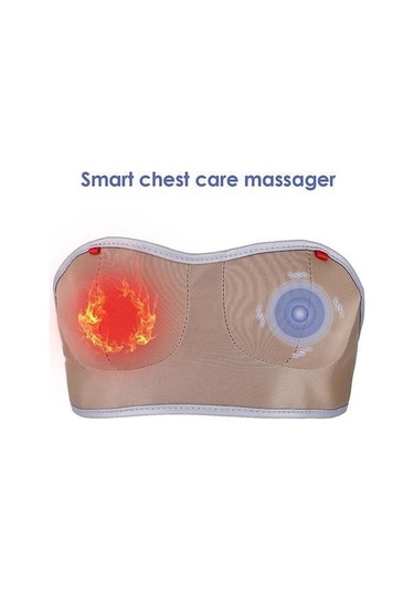 Didadodo Usb Şarjlı Göğüs Masajı Sütun Titreşim Büyüme Artırıcı Göğüs Isıtma Stimülatör Makinesi Gri