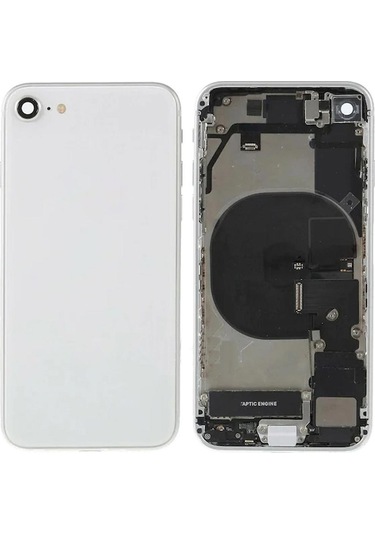 İphone 8 İle Uyumlu Dolu Kasa Beyaz