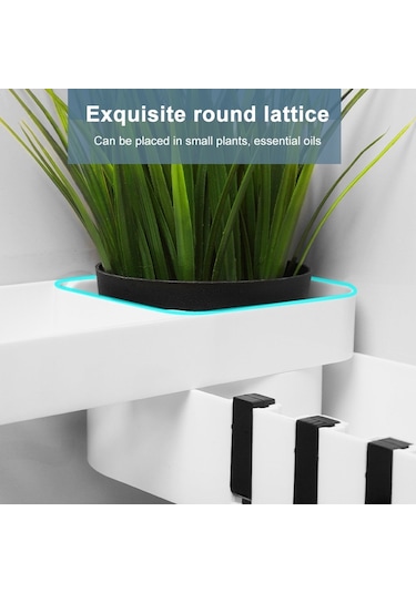 Sones 2 Adet Banyo Aksesuarları Duş Rafı Sorunsuz Dönen Tripod Sorunsuz Armatürler Depolama Rafı Mutfak Tripod Diğer