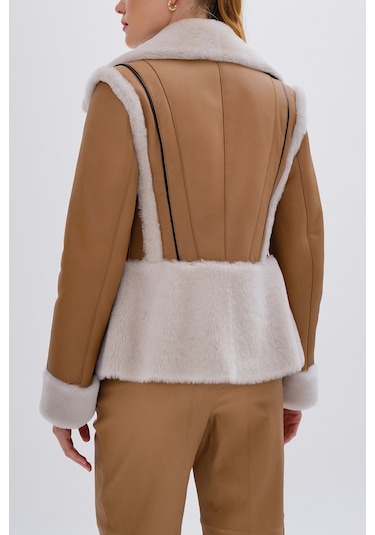 Valmenti Kadın Kürk Taba Mont 616 6593 Bn Kurk Sk24/25 Taba Taba