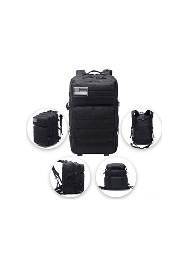 Yuntech01 Dayanıklı 900d Naylon Sırt Çantası - Su Geçirmez, Molle Sistemi, Geniş Depolama Çok Renkli